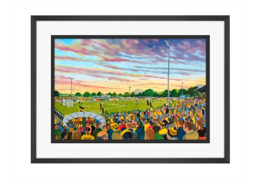 Gander Green Lane Stadium Fine Art Print - Sutton United FC Gander Green Lane Stadium Fine Art Print - Sutton United FC